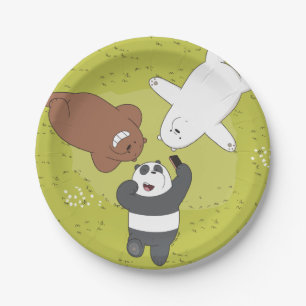 We Bare Bears - #SquadGoals Paper Plate
