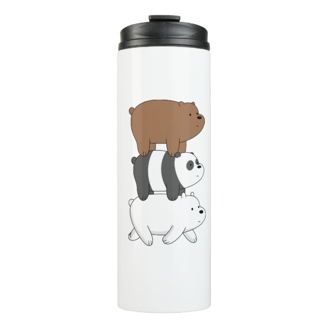 We Bare Bears Stack Tumbler | Grizz panda&Ice Bear (Front)