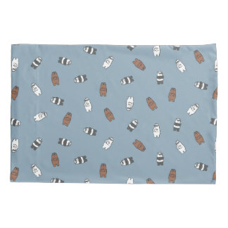 We Bare Bears - Sunglass Bears Pattern Pillowcase