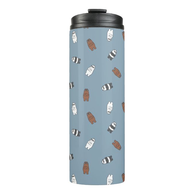 We Bare Bears - Sunglass Bears Pattern Thermal Tumbler (Front)