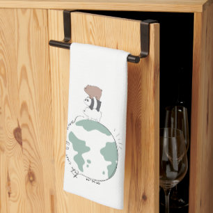 We Bare Bears - Take Care of Your Home Kitchen Towel