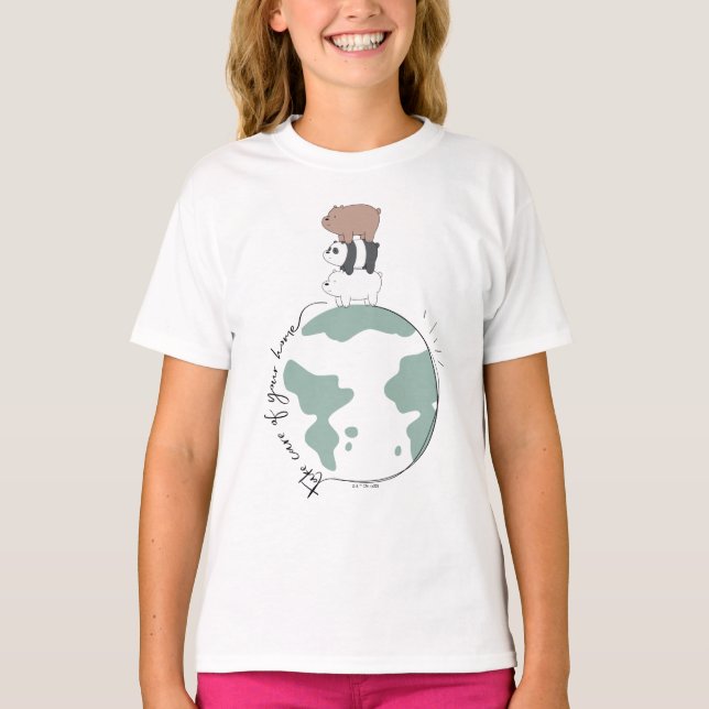We Bare Bears - Take Care of Your Home T-Shirt (Front)