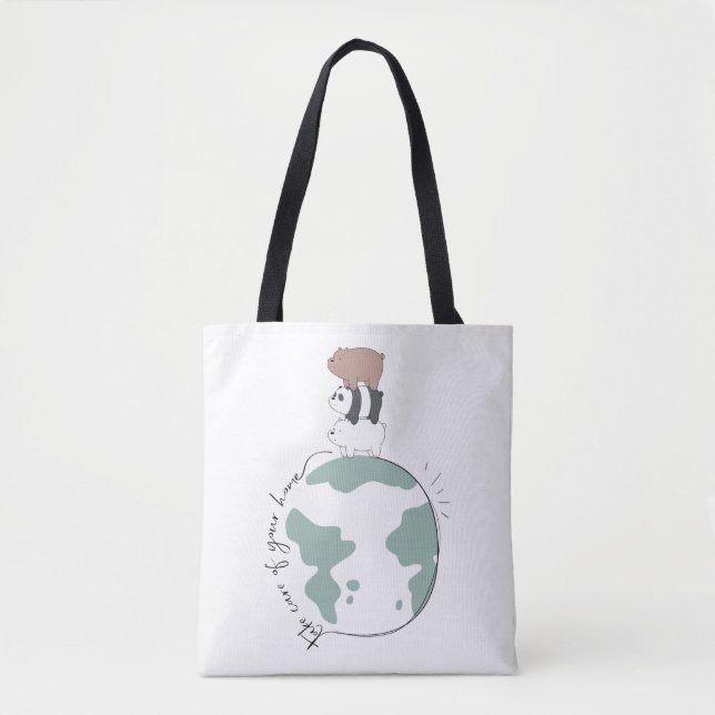 We Bare Bears - Take Care of Your Home Tote Bag (Front)