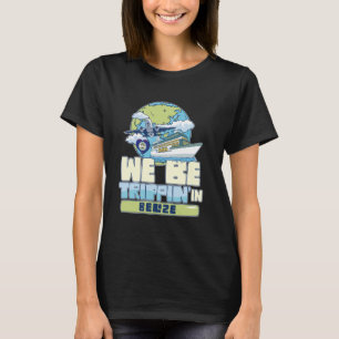 We Be Trippin In Belize Family Vacation Travel Mat T-Shirt