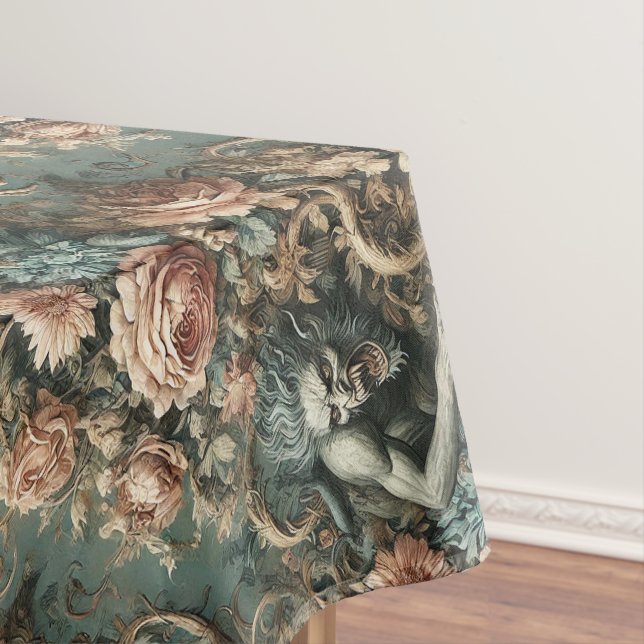 We Beast Tonight – Gothic Large Pattern Tablecloth (In Situ)