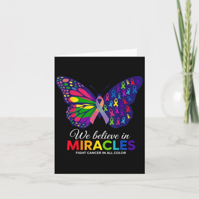 We Believe In Miracles Fight In All Colour Support Card (Front)