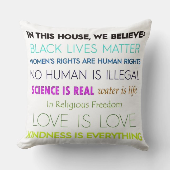 We Believe: Pillow (Front)