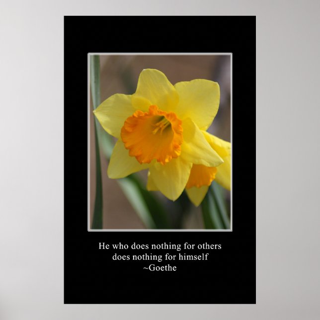 We better ourselves by doing for others poster (Front)