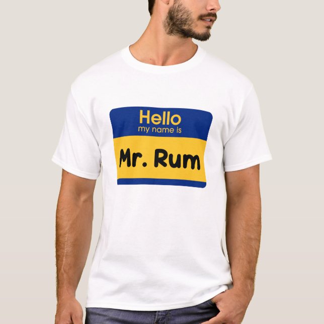 We Bleed Soca "Mr Rum" Men's Shirt (Front)