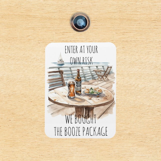 We Bought the Booze Package Cruise Magnet (Creator Uploaded)