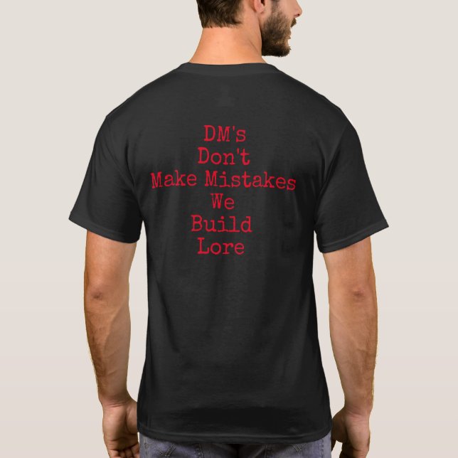 We Build Lore T-shirt (Back)