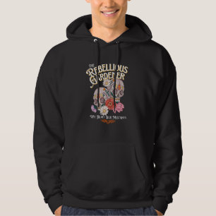 We Bury Our Mistakes Rebellious Gardener Skull Flo Hoodie