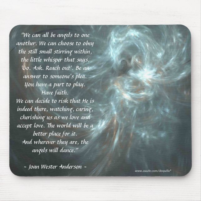 WE CAN ALL BE ANGELS MOUSE PAD (Front)