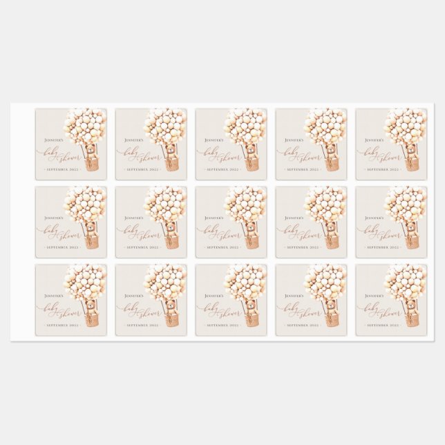 We Can Bearly Wait! Baby Shower (Sheet)