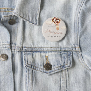 We Can Bearly Wait! Baby Shower Button