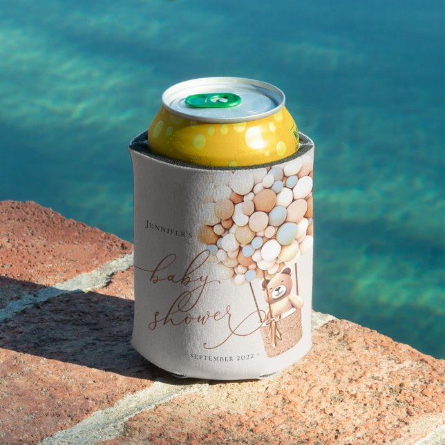 We Can Bearly Wait! Baby Shower Can Cooler (In Situ Pool)