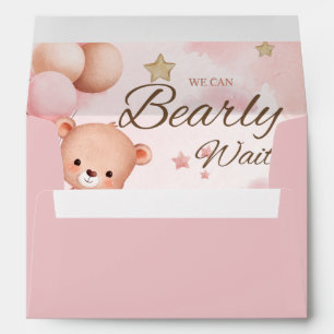 We Can Bearly Wait Baby Shower Envelope