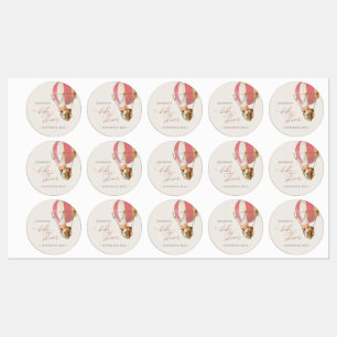 We Can Bearly Wait! Baby Shower Labels
