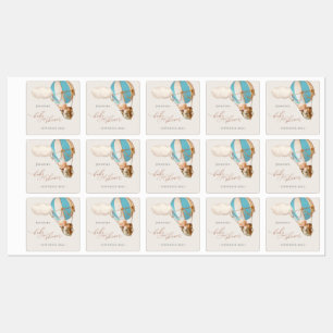 We Can Bearly Wait! Baby Shower Labels