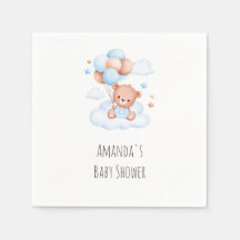 We Can Bearly Wait!  Baby Shower Napkins