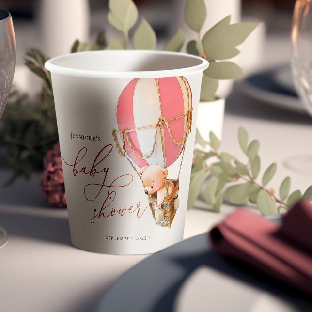 We Can Bearly Wait! Baby Shower Paper Cups (Creator Uploaded)