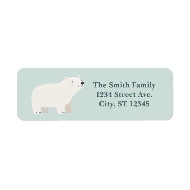 We Can Bearly Wait Baby Shower | Polar Bear (Front)