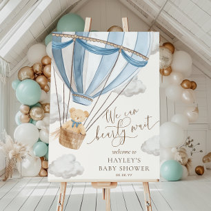 We Can Bearly Wait Baby Shower Poster