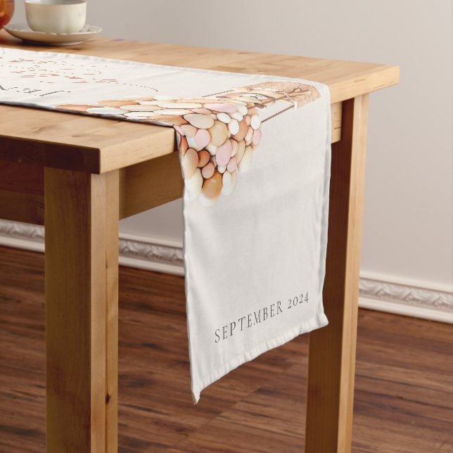 We Can Bearly Wait! Baby Shower Short Table Runner (In Situ)