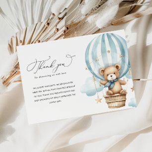 We can bearly wait baby shower thank you