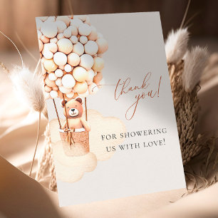 We Can Bearly Wait! Baby Shower Thank You Card