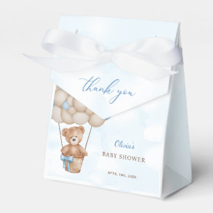 We Can Bearly Wait Baby Shower Thank You Favor Box