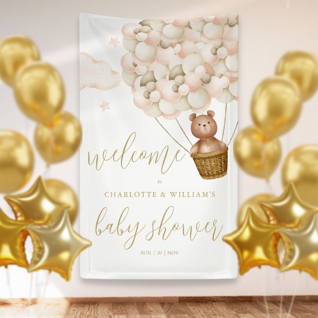 We Can Bearly Wait Baby Shower Welcome Banner (Creator Uploaded)