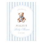 We Can Bearly Wait Elegant Baby Shower Welcome