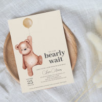 We Can Bearly Wait Gender Neutral Baby Shower