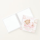 We Can Bearly Wait Girl Baby shower Guest Book