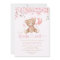 We Can Bearly Wait Girl Teddy Bear Baby Shower 