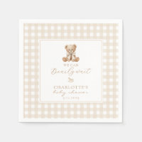 We can bearly Wait Neutral Teddy bear baby shower