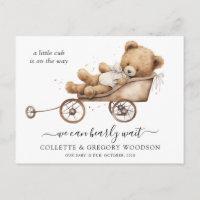 We Can Bearly Wait Teddy Bear