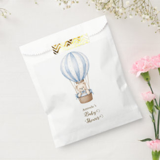 We Can Bearly Wait Teddy Bear Baby Shower FavorBag Favour Bag