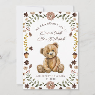 We Can Bearly Wait Teddy Bear Pregnancy Announcement