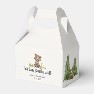 We Can Bearly Wait Woodland Favor Box