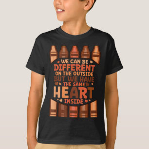 We Can Different On The Outside Black History Men T-Shirt
