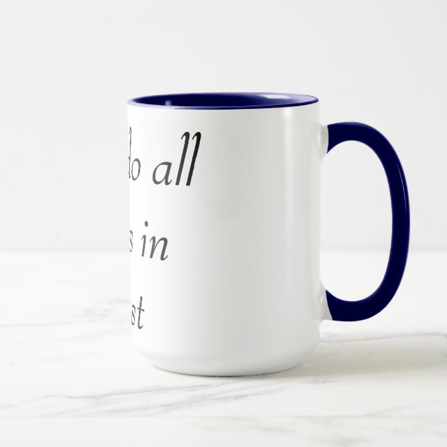 We can do all things  mug (Right)