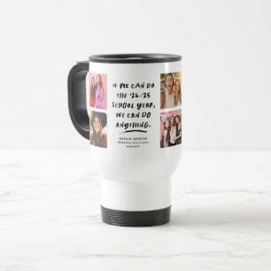 We can do anything senior year grad photo collage travel mug