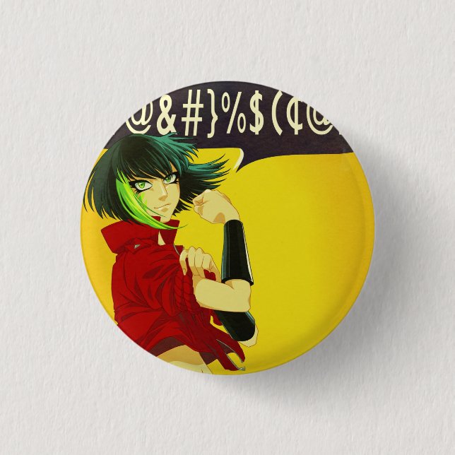 We Can Do It! 1 Inch Round Button (Front)