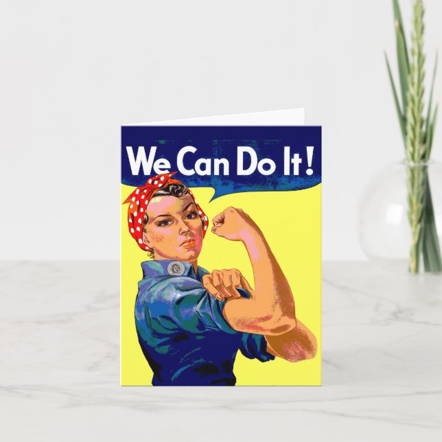 We Can Do It  Card (Front)