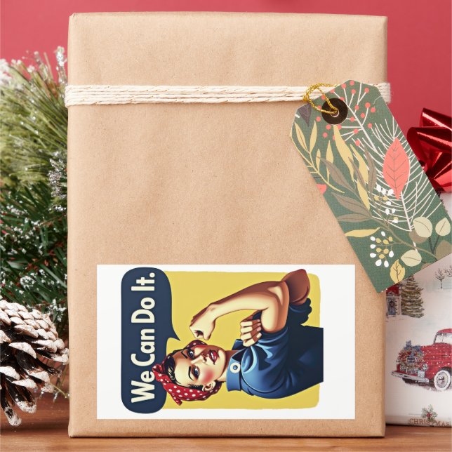 We Can Do It | Famous Feminism  Sticker (Holiday)