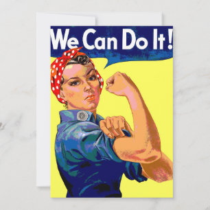 We Can Do It Invitation