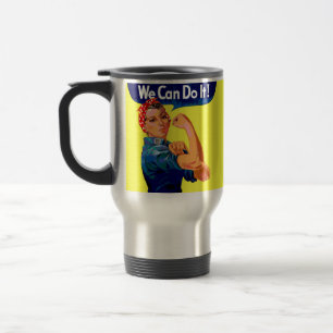 We Can Do It - Motivational Pop Art Travel Mug