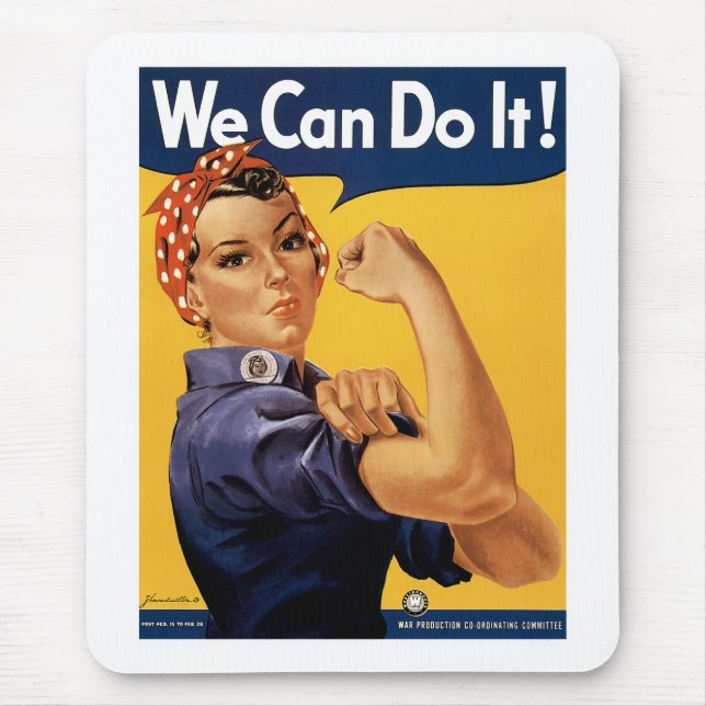 We Can Do it! Mouse Pad (Front)